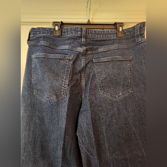 Universal Thread Hi-Rise Wide Leg Blue Jeans Dark Wash Size 16 Regular - Picture 5 of 7